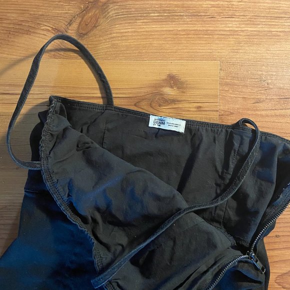 Black Denim Dress XS - Zara - Picture 3 of 7